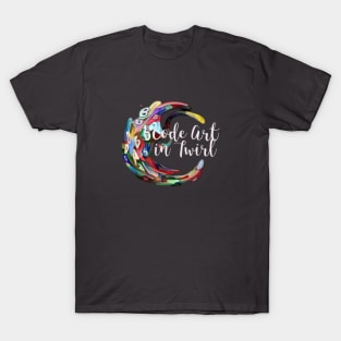 Code Art in Twirl T-Shirt
